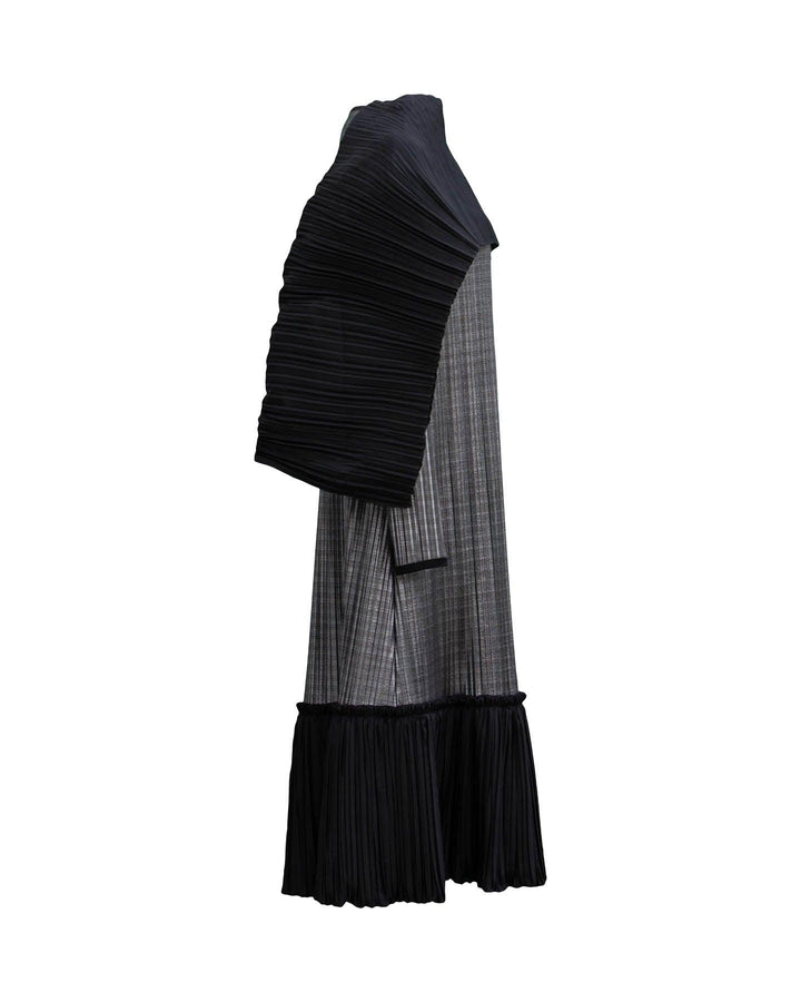Marie Saint Pierre - Pleated Foil Dress
