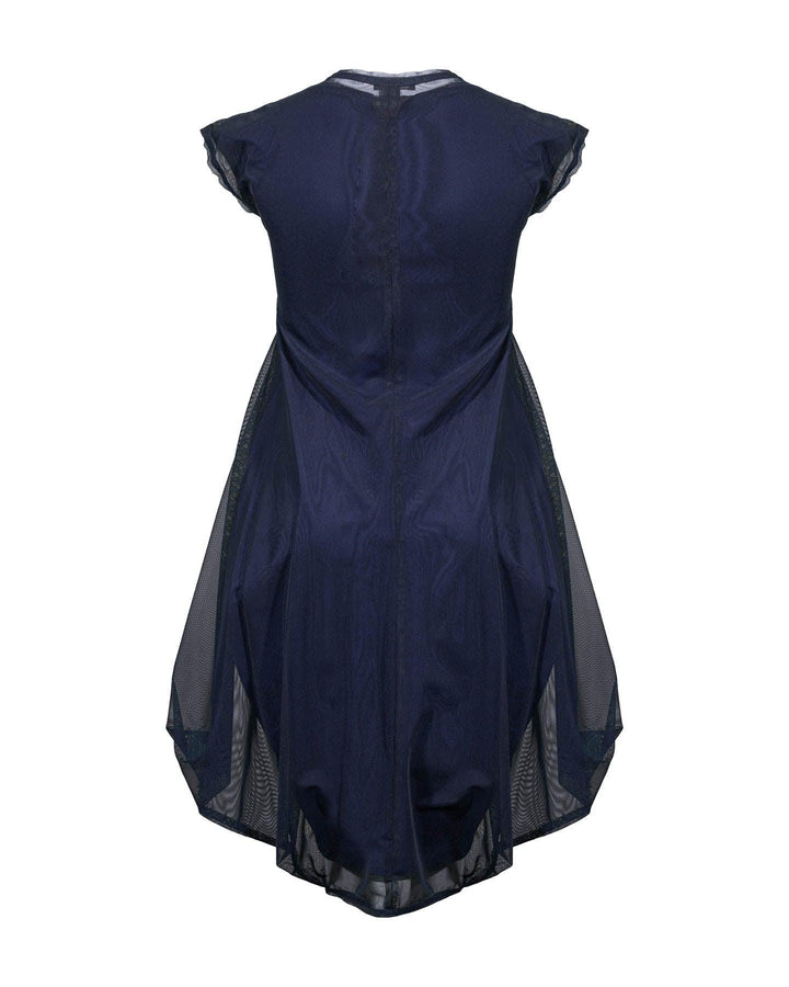 Marie Saint Pierre - Tehani Mesh Dress Deep Blue
