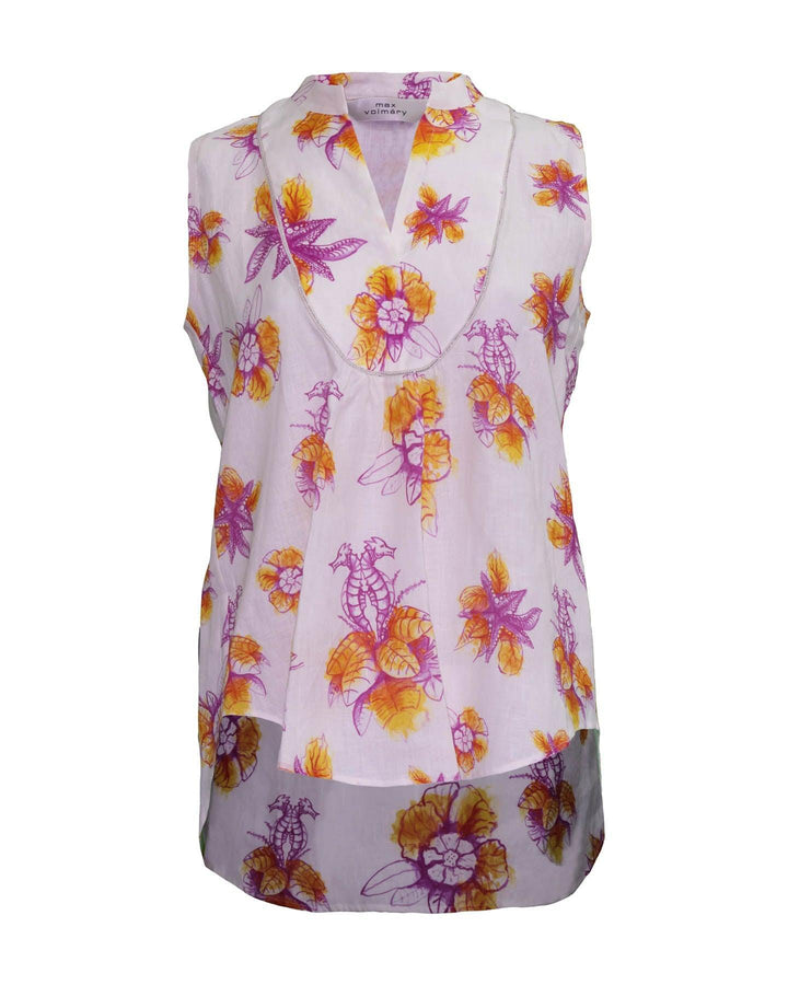 Max Volmary - Floral Print Sleeveless Tank