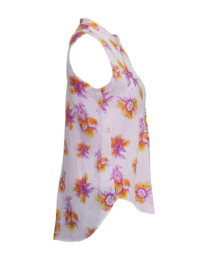 Max Volmary - Floral Print Sleeveless Tank