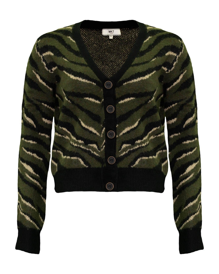 MKT Studio - Korilia Animal Print Cardigan