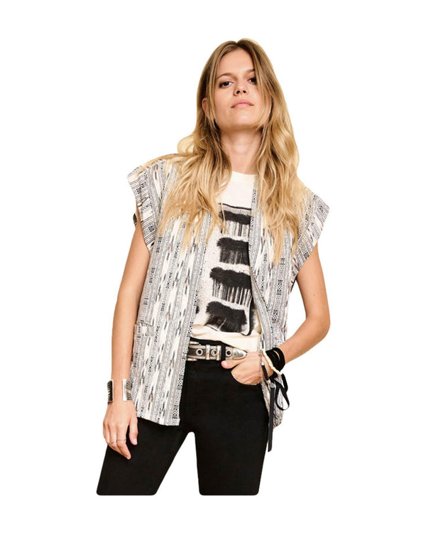 MKT Studio - Vienza Ikat Print Vest