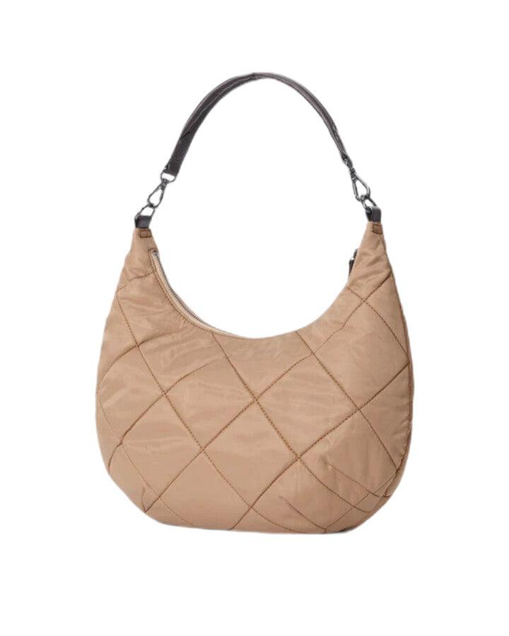 MZ Wallace - Caramel Quilted Bowery Shoulder Bag