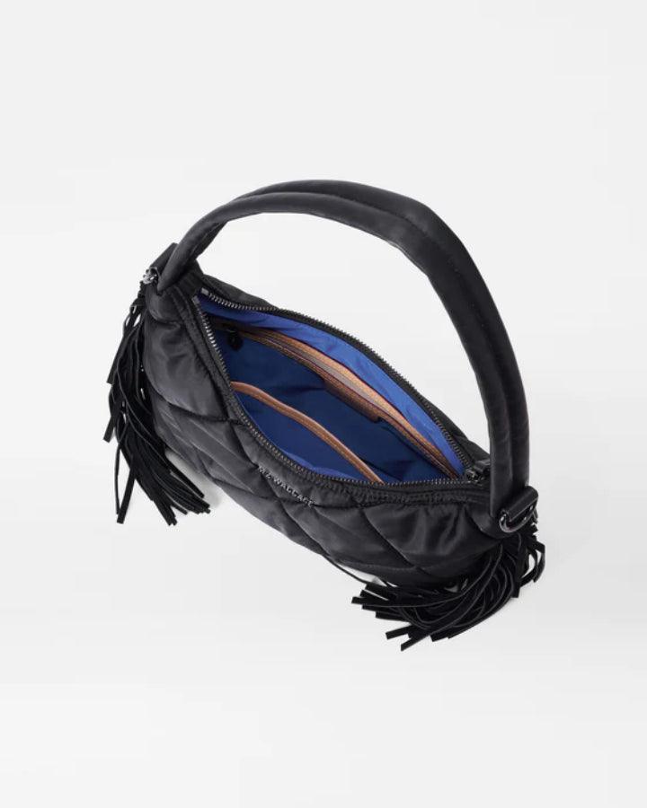 MZ Wallace - Fringe Quilted Small Bowery Shoulder Bag