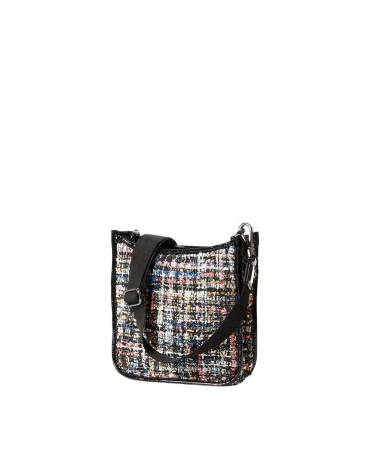 MZ Wallace - Midnight Sparkle Boucle Small Box Crossbody Bag