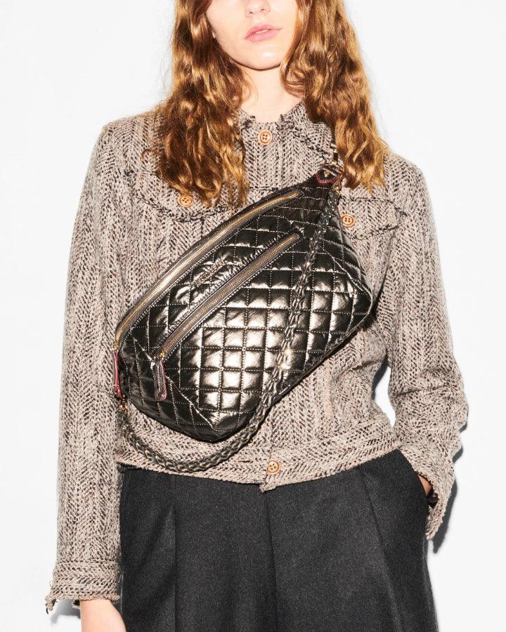 MZ Wallace - Moondust Metallic Crosby Sling