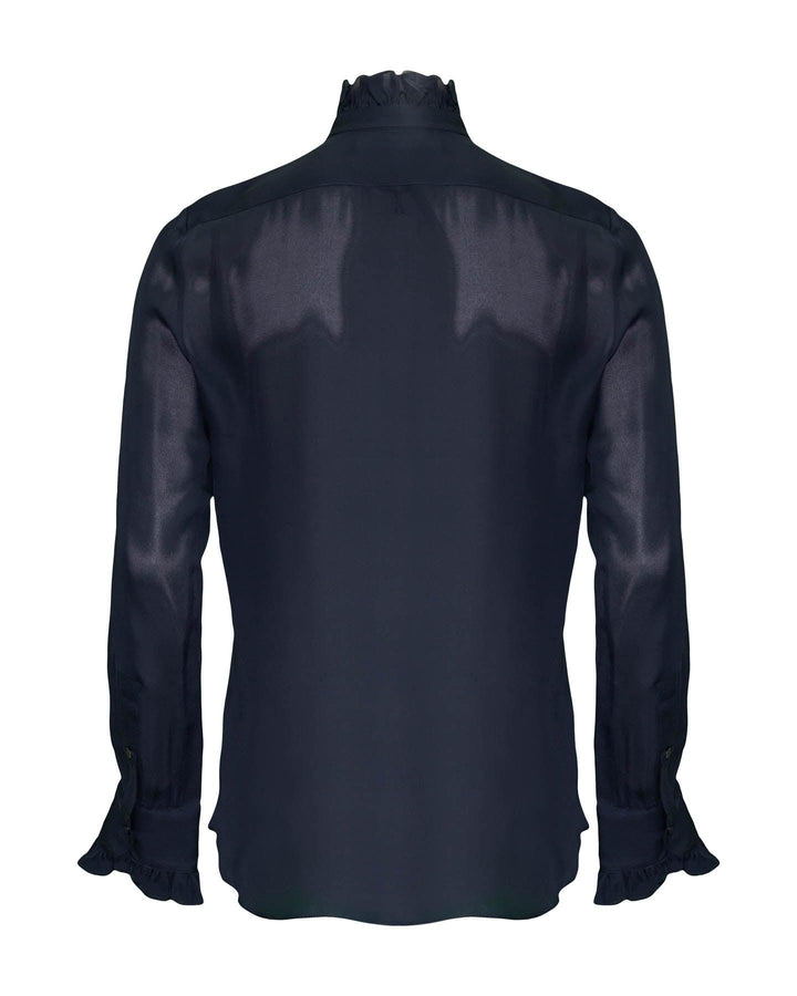 Nili Lotan - Aleia Silk Ruffle Shirt