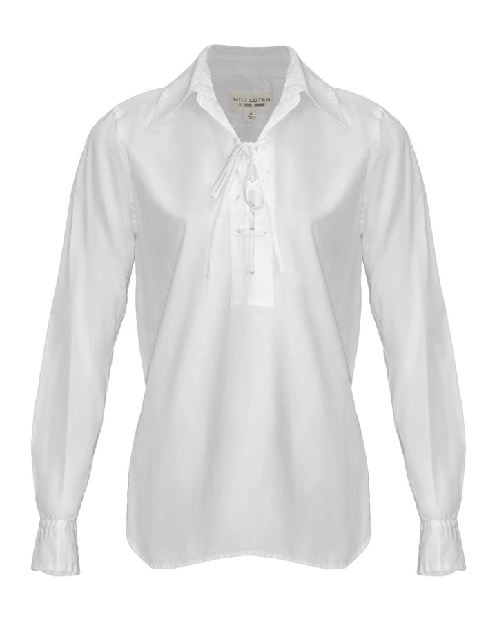 Nili Lotan - Lace Up Top