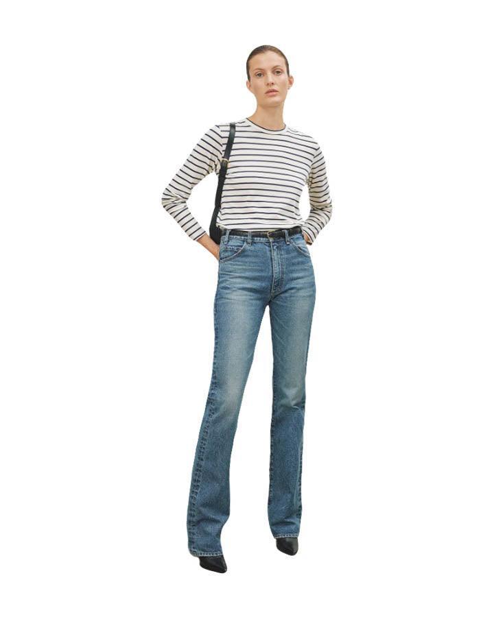 Nili Lotan - Nili Lotan Susana Long Sleeve Stripe Tee