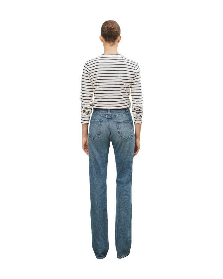 Nili Lotan - Nili Lotan Susana Long Sleeve Stripe Tee