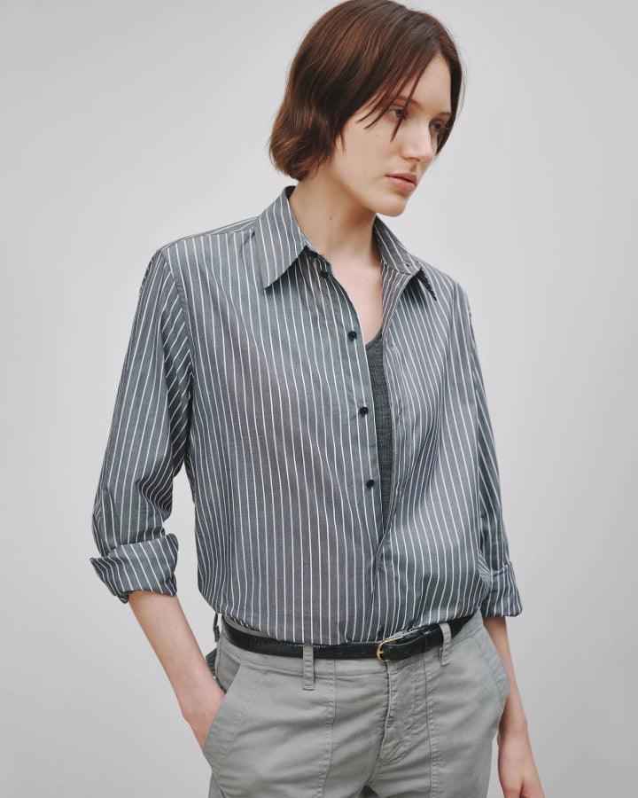 Nili Lotan - Raphael Striped Classic Shirt