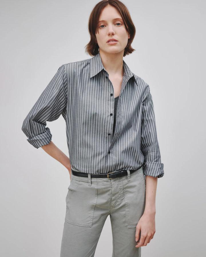 Nili Lotan - Raphael Striped Classic Shirt