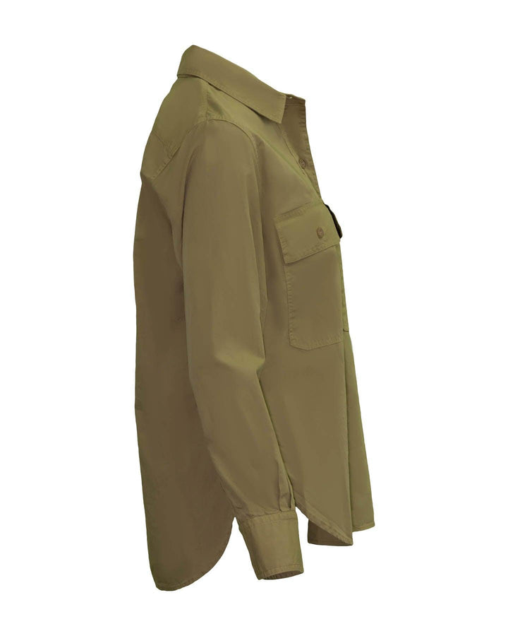 Nili Lotan - Shae Shirt Moss Green