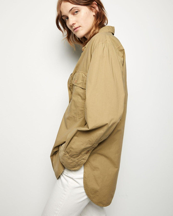 Nili Lotan - Shae Shirt Moss Green