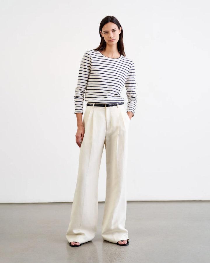 Nili Lotan - Striped Long Sleeve Shirt