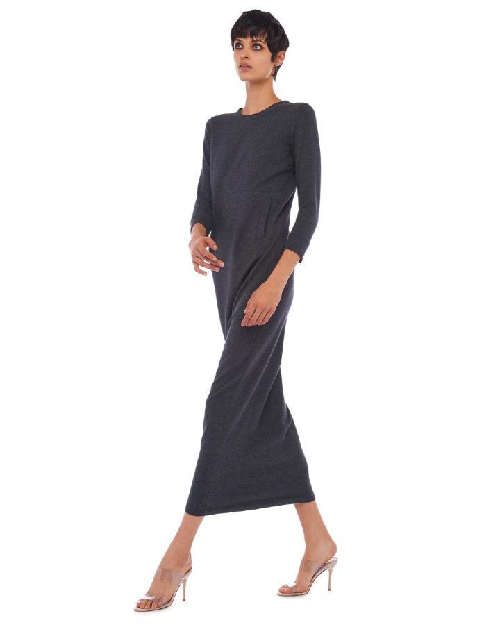 Norma Kamali - 3/4 Sleeve Terry Gown