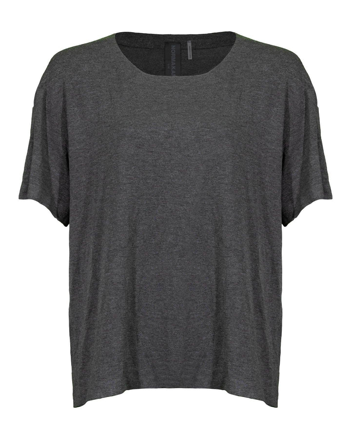 Norma Kamali - Boxy Top Dark Grey