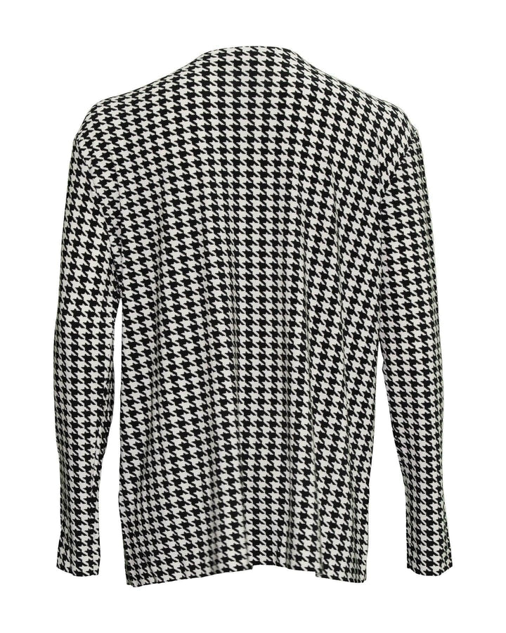 Norma Kamali - Houndstooth Boyfriend Top
