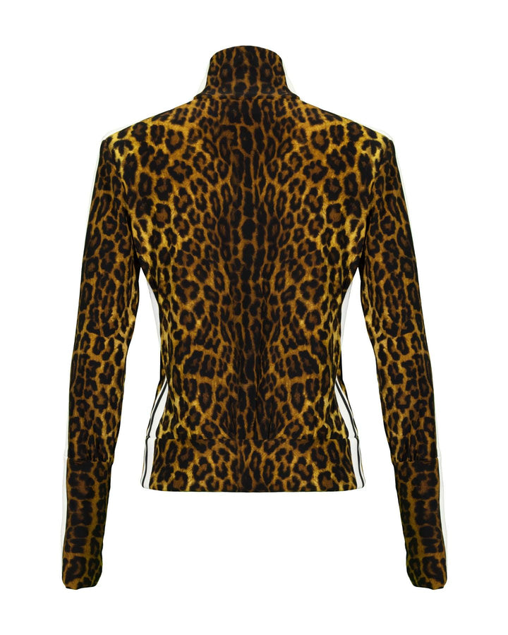 Norma Kamali - Leopard Print Turtle Jacket