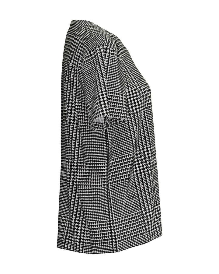 Norma Kamali - Plaid Boxy Top