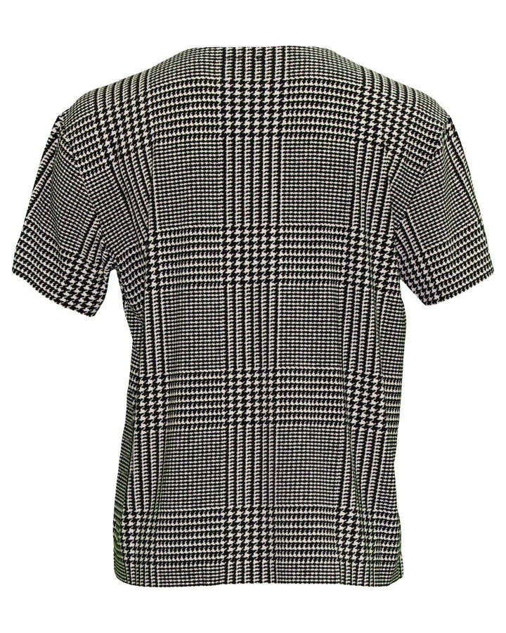 Norma Kamali - Plaid Boxy Top