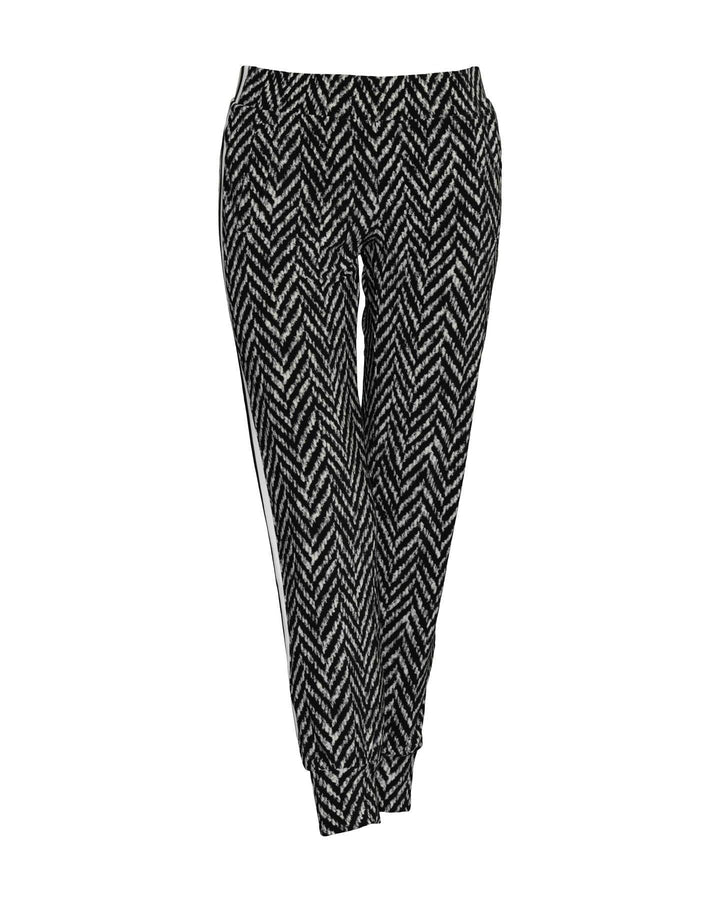 Norma Kamali - Side Stripe Jog Pant Herringbone