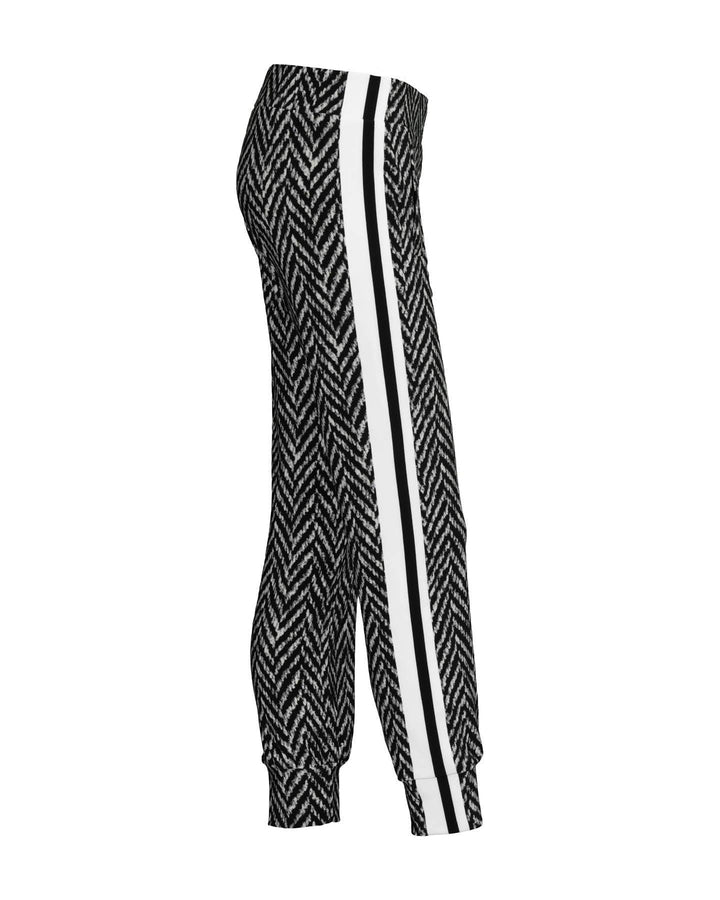 Norma Kamali - Side Stripe Jog Pant Herringbone