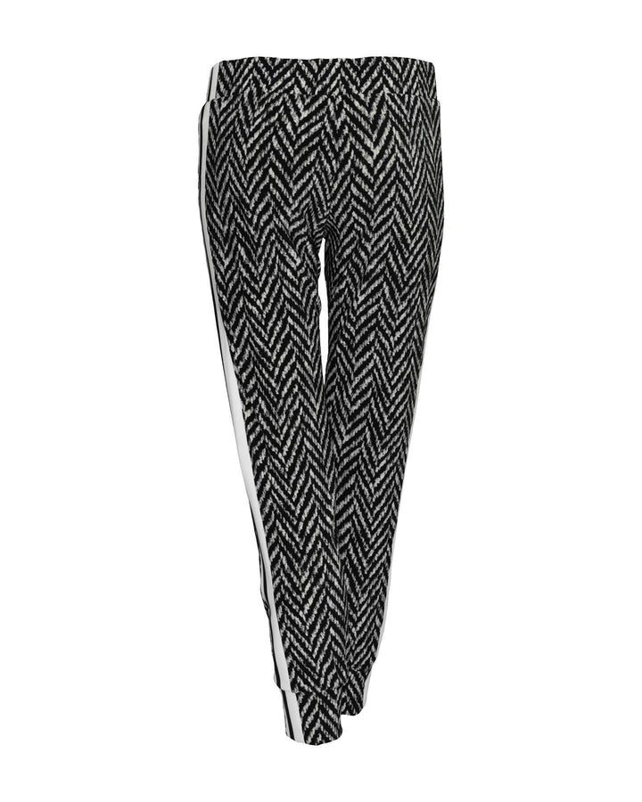 Norma Kamali - Side Stripe Jog Pant Herringbone