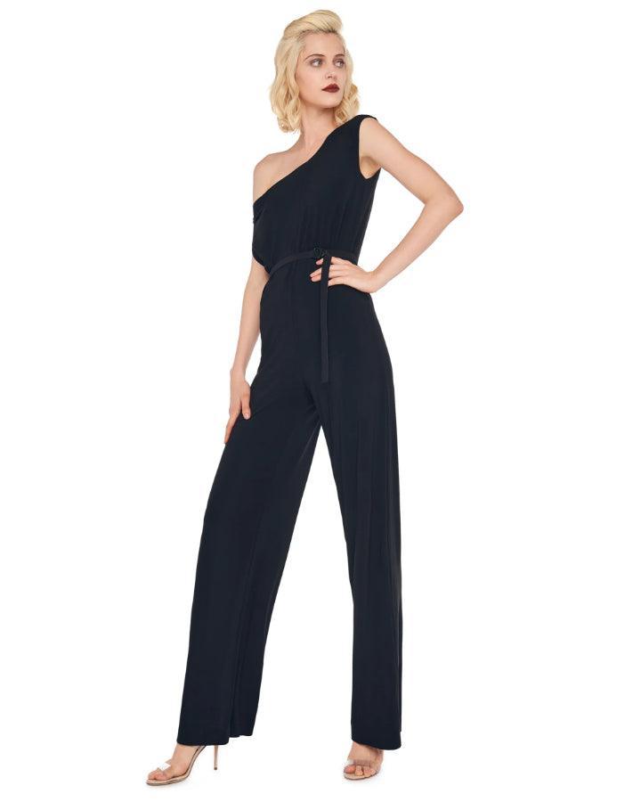 Norma Kamali - Sleeveless Drop Shoulder Jumpsuit