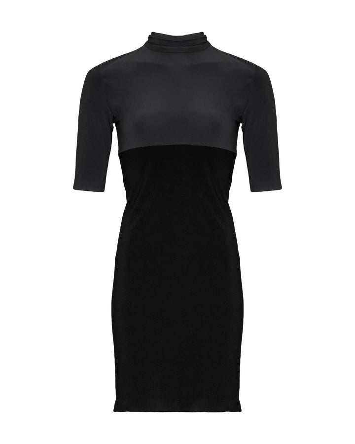 Norma Kamali - Spliced Color Block Dress