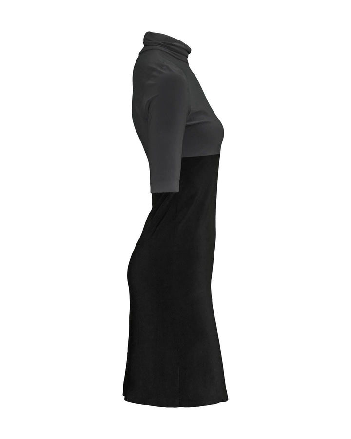 Norma Kamali - Spliced Color Block Dress