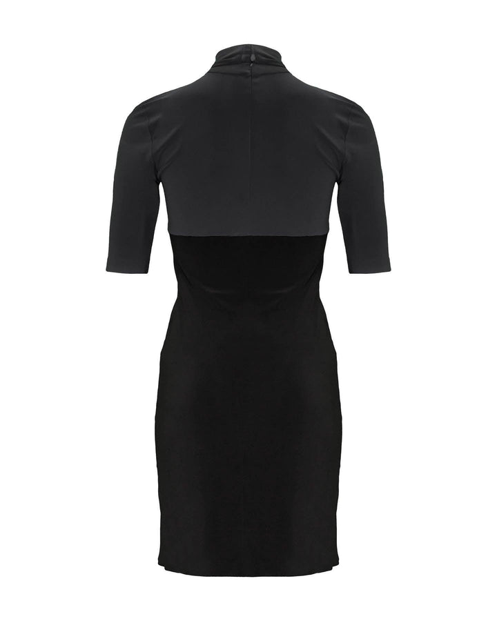 Norma Kamali - Spliced Color Block Dress