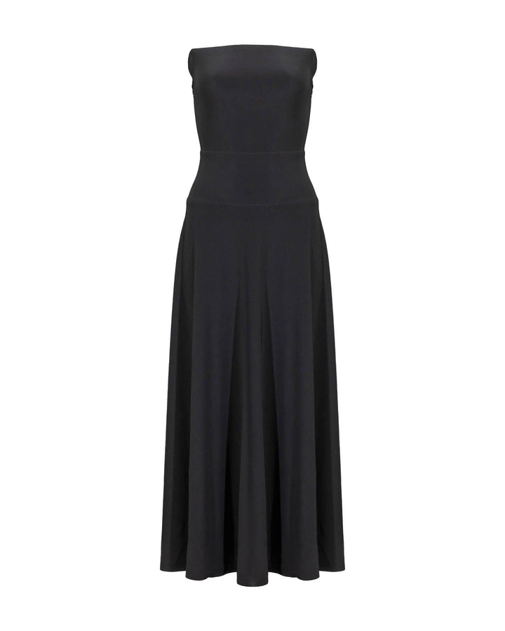 Norma Kamali - Strapless Flared Dress