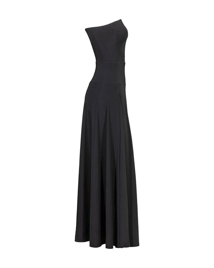 Norma Kamali - Strapless Flared Dress