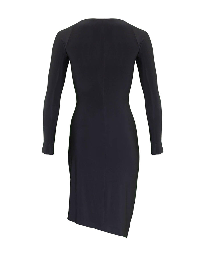 Norma Kamali - Sweetheart Side Drape Dress