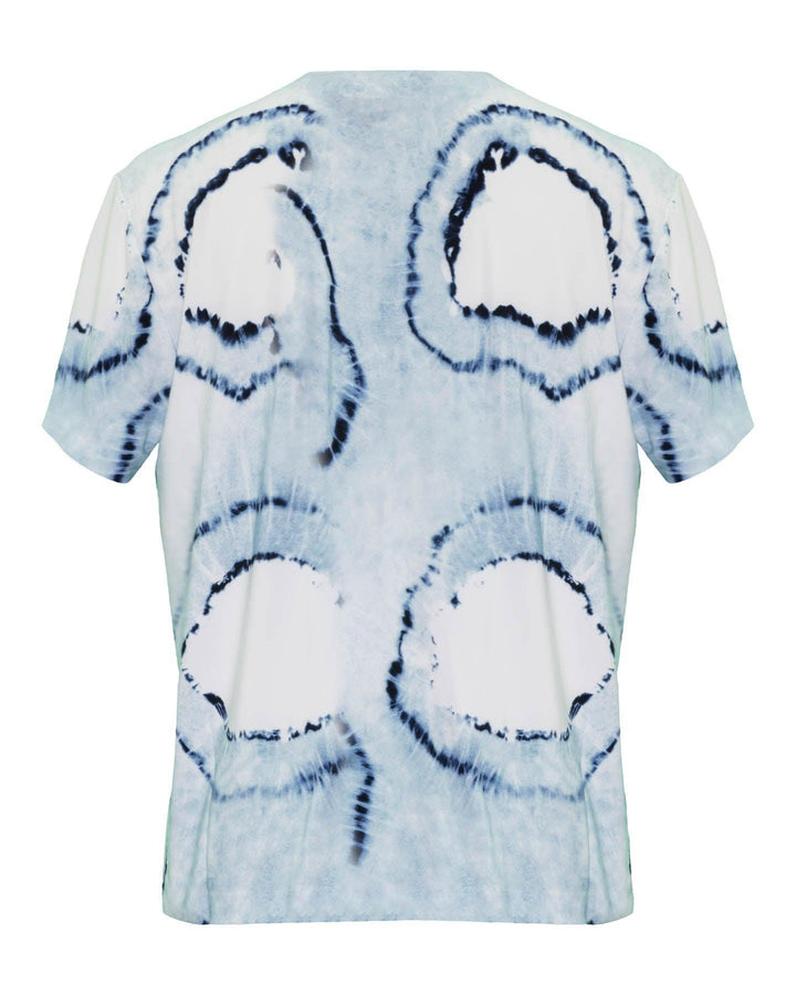Norma Kamali - Tie Dye Boxy Top Blue