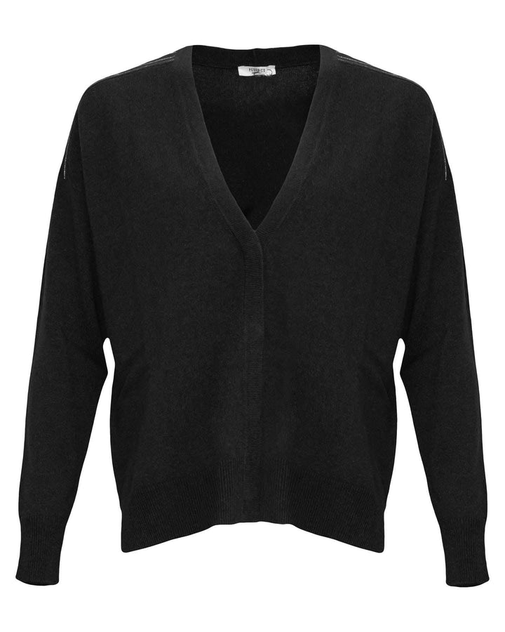 Peserico - Beaded Shoulder Cardigan