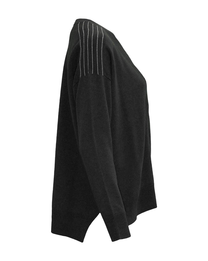 Peserico - Beaded Shoulder Cardigan