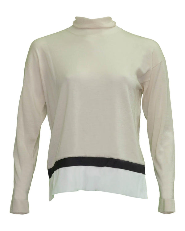 Peserico - Layered Look Turtleneck