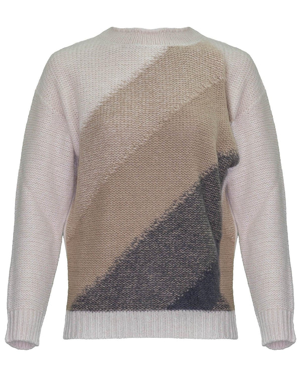 Peserico - Oblique Color Block Pullover