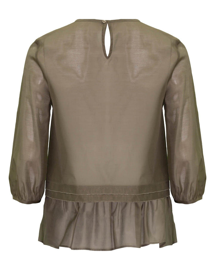 Peserico - Organza Sleeve Blouse