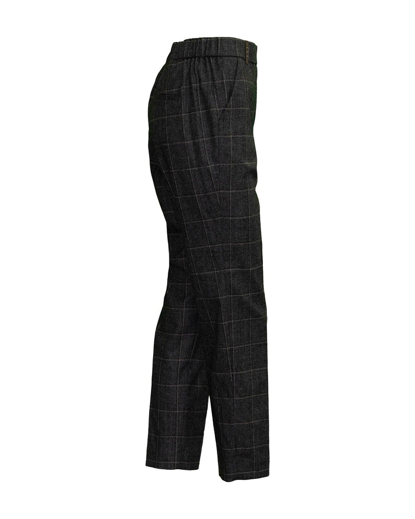 Peserico - Square Pattern Ankle Pant
