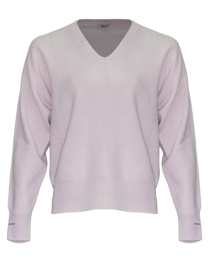 Peserico - V-Neck Wool Blend Pullover