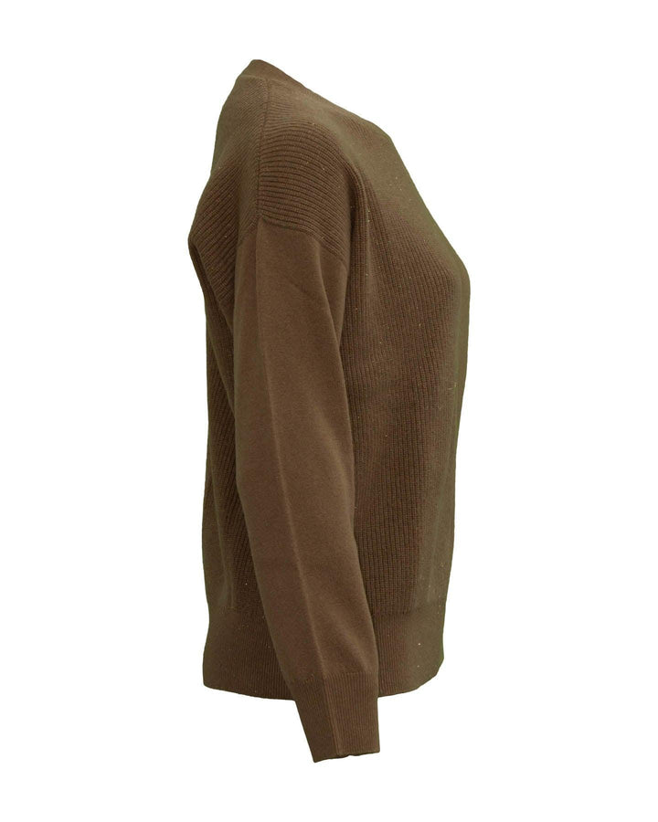 Peserico - Wool Blend Rib Block Pullover