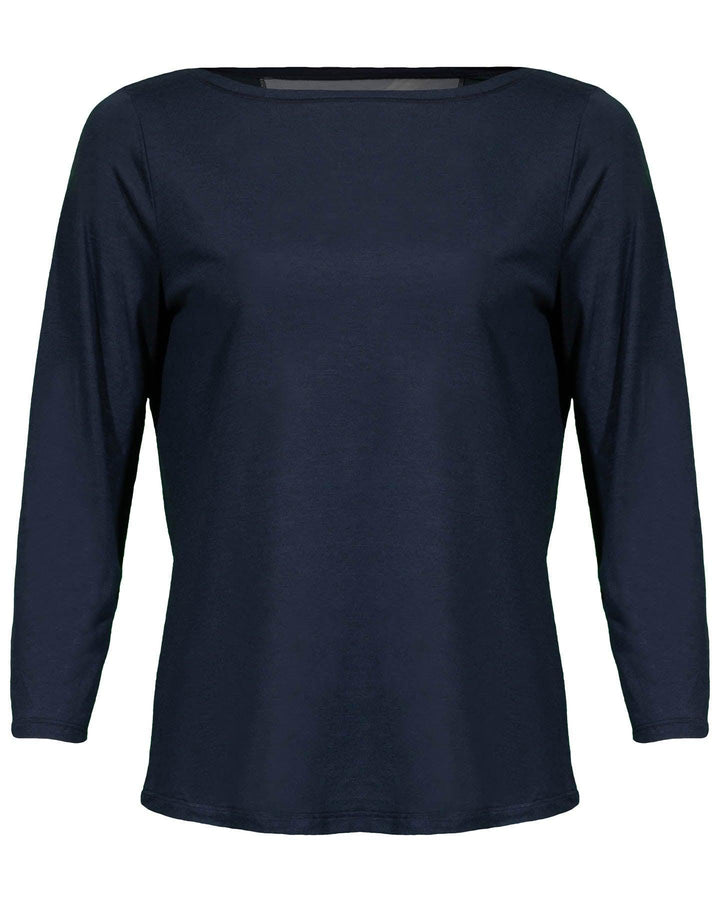 Purotatto - Boat Neck 3/4 Sleeve Pullover
