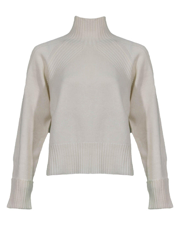 Purotatto - Mock Neck Wool Cashmere Sweater