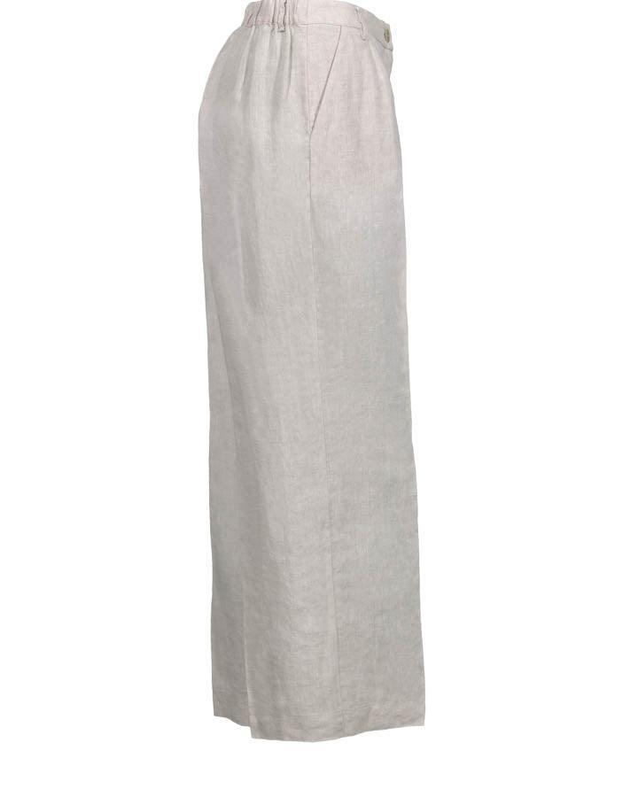 Purotatto - Purotatto Linen Wide Leg Pants