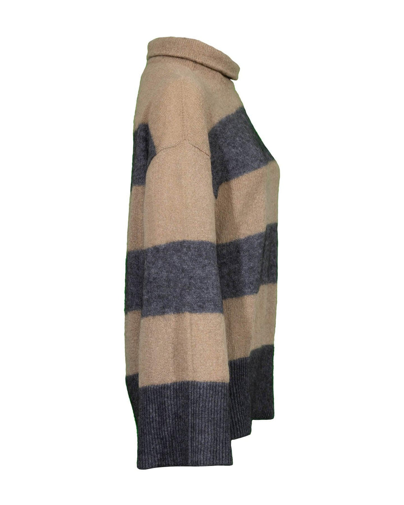 Purotatto - Striped Wool Blend Sweater