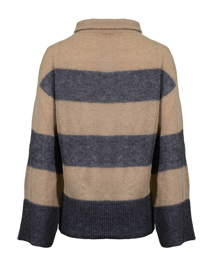 Purotatto - Striped Wool Blend Sweater