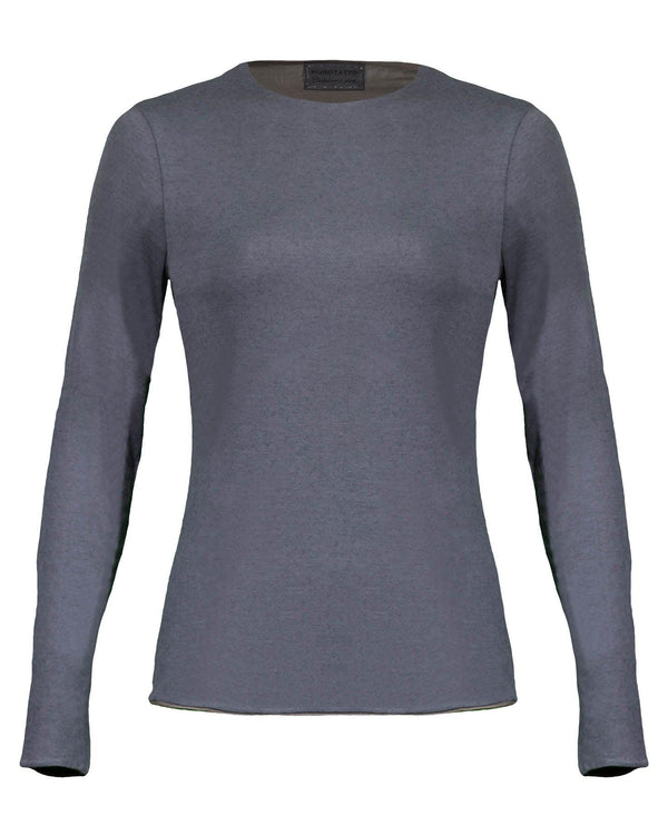 Purotatto - Ultra Soft Modal Blend Pullover Charcoal